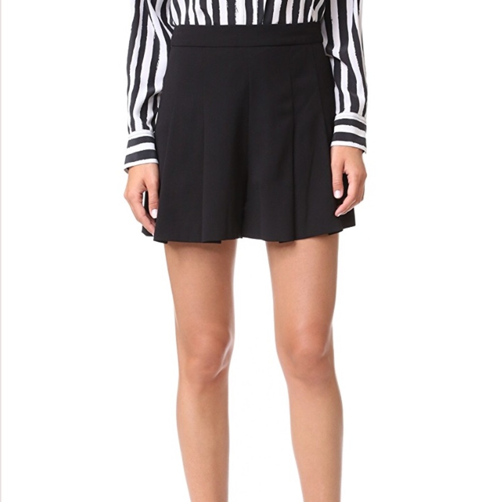 Alice and Olivia Winslet Pleated Shorts